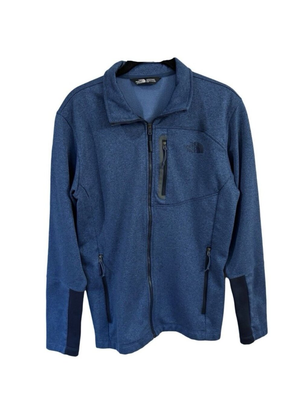 North Face Zip Front Blue Jacket Size Men's Small